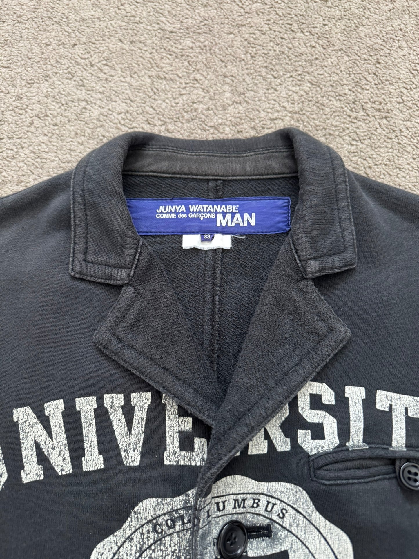 SS07 Junya Watanabe Columbus University Cotton Blazer