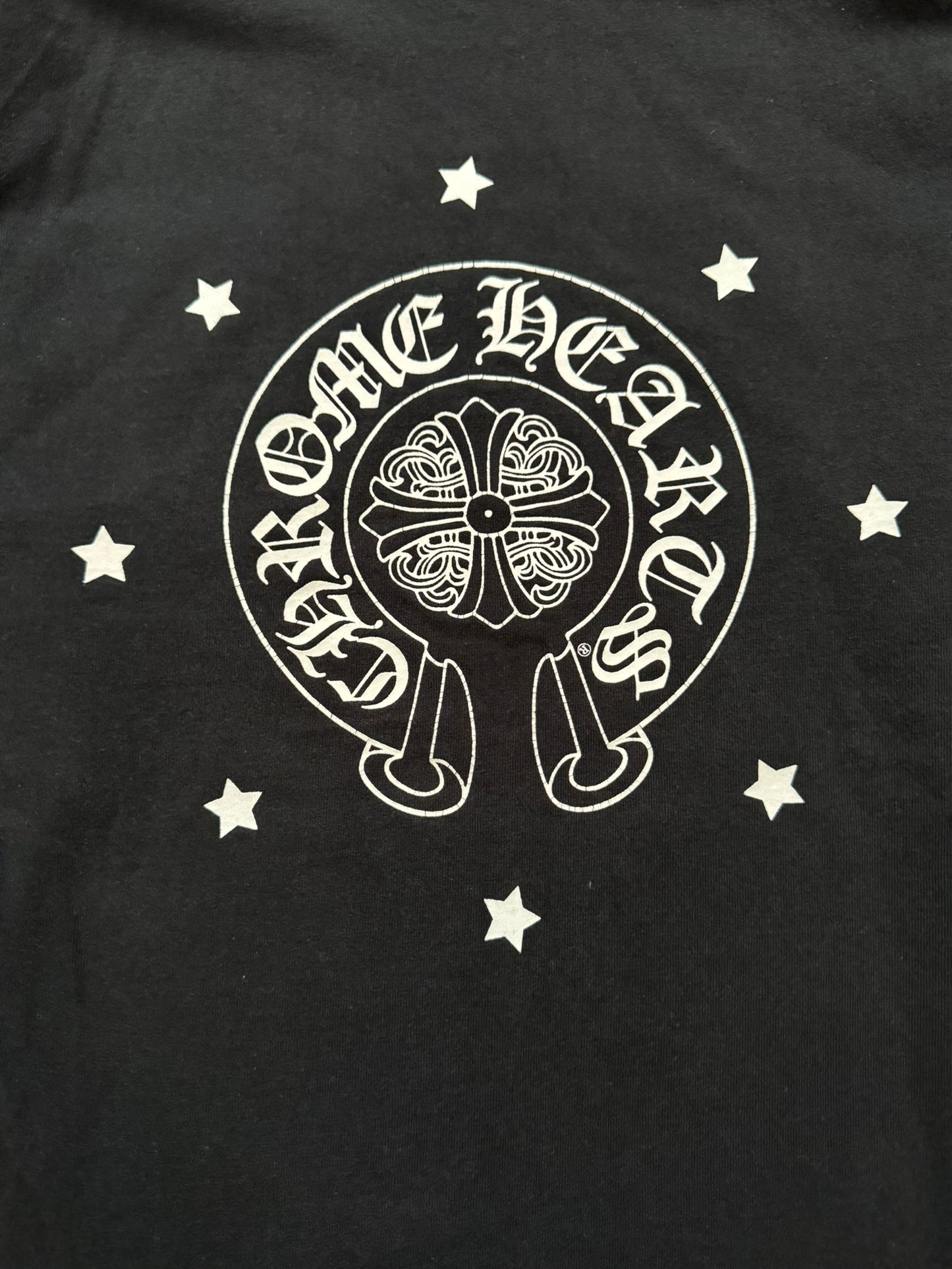 Vintage Chrome Hearts Horseshoe & Stars Long Sleeve T Shirt