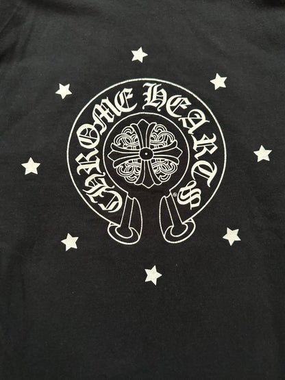 Vintage Chrome Hearts Horseshoe & Stars Long Sleeve T Shirt