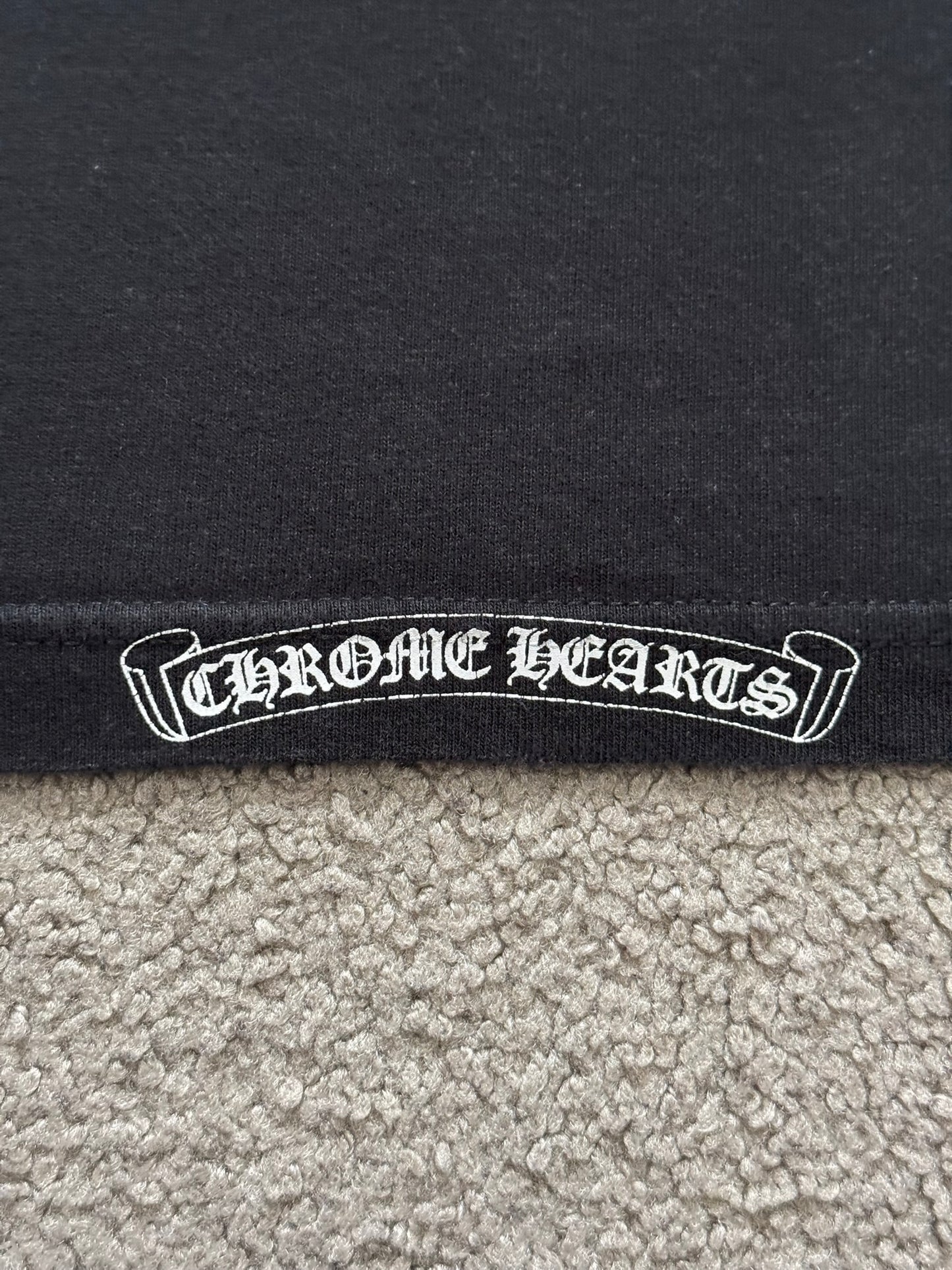 Vintage Chrome Hearts Horseshoe & Stars Long Sleeve T Shirt