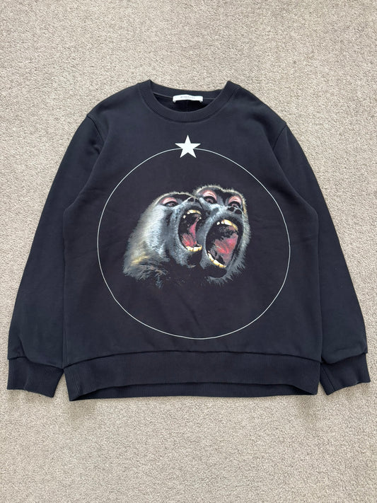 FW15 Givenchy by Riccardo Tisci Monkey Brothers Sweatshirt