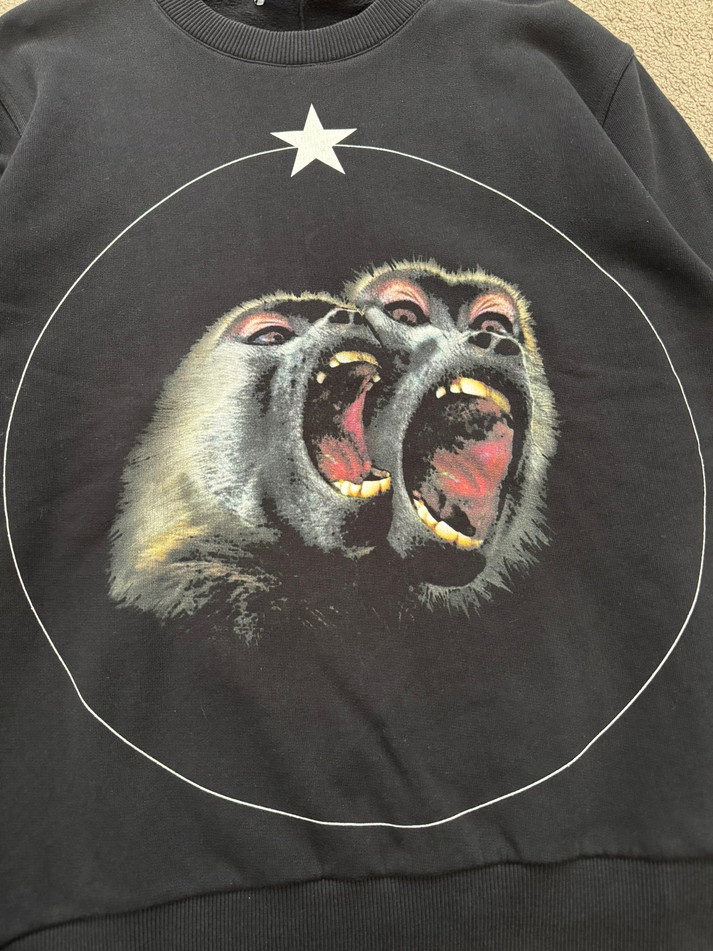FW15 Givenchy by Riccardo Tisci Monkey Brothers Sweatshirt