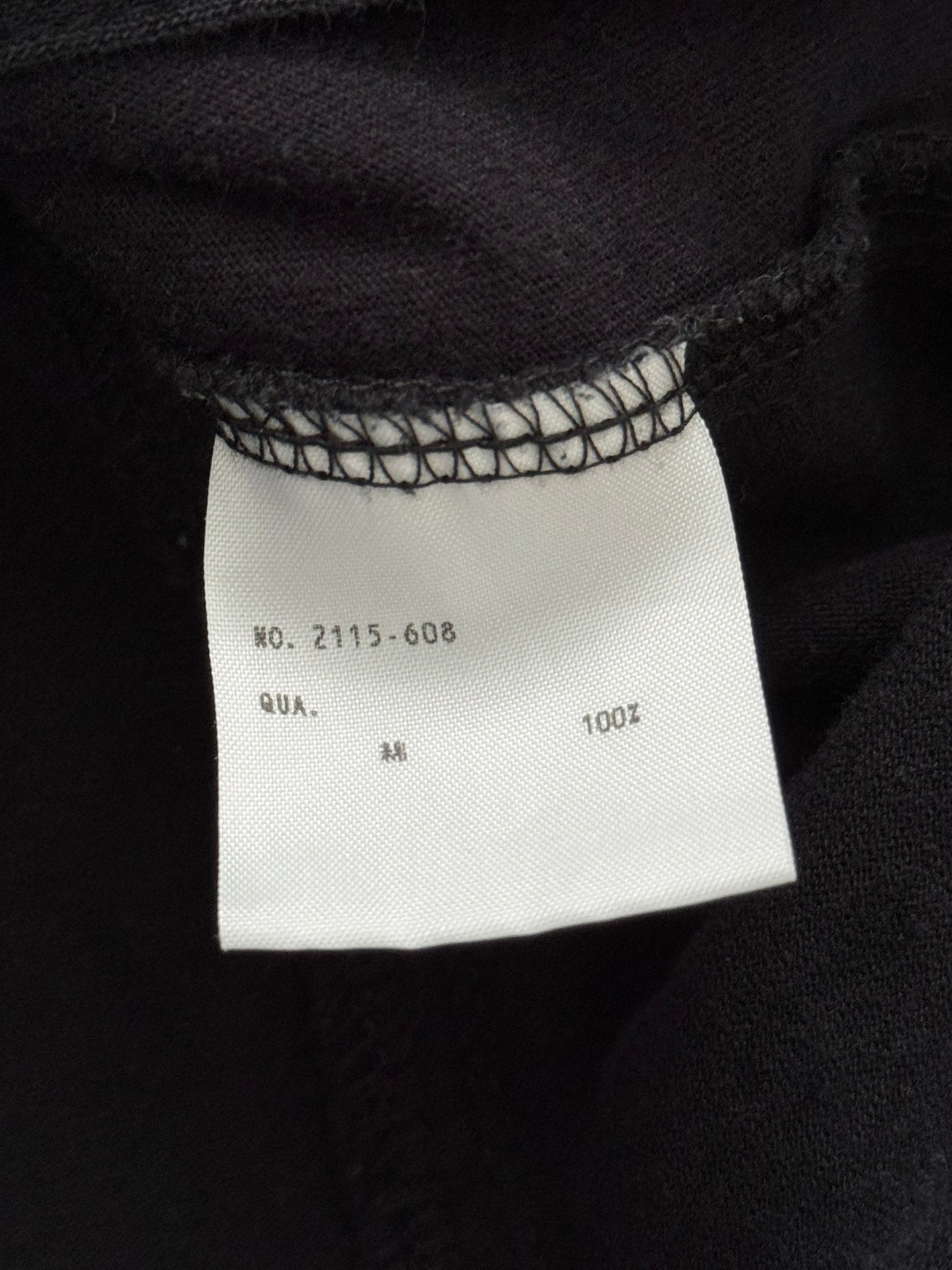 SS15 Lad Musician Collarless Black Cotton Trucker Jacket