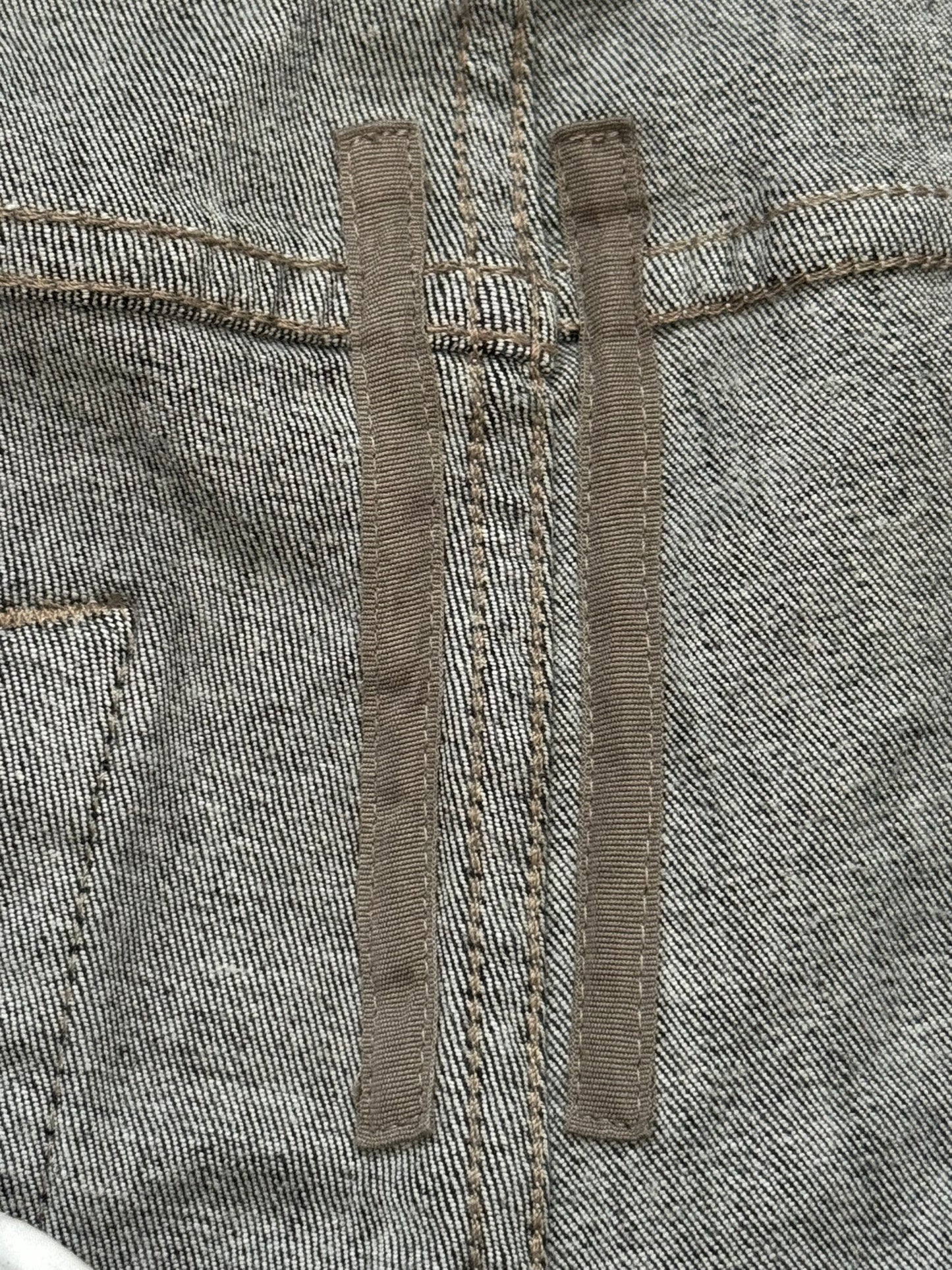 FW21 Rick Owens DRKSHDW Black Wax Hybrid Tyrone Denim Jeans