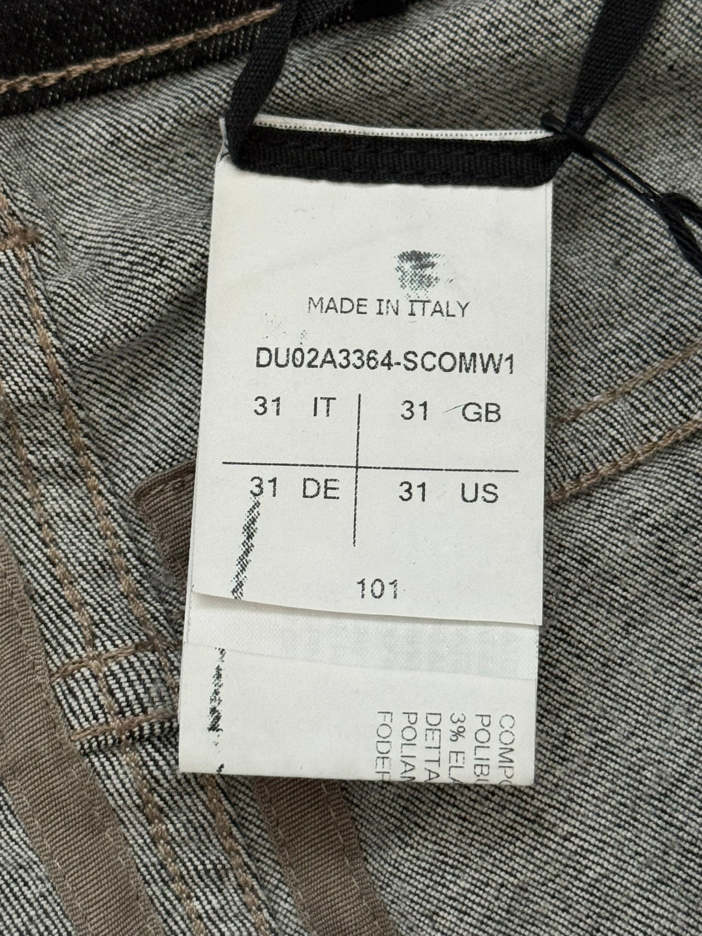 FW21 Rick Owens DRKSHDW Black Wax Hybrid Tyrone Denim Jeans