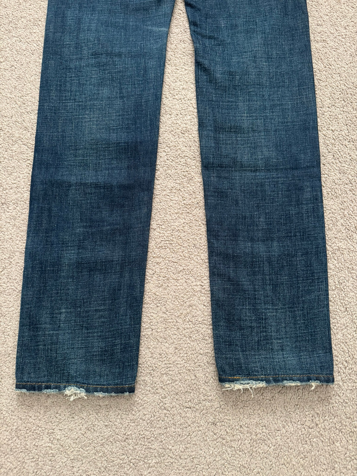 AW06 Dior Homme by Hedi Slimane Dust Wash Distressed Denim Jeans