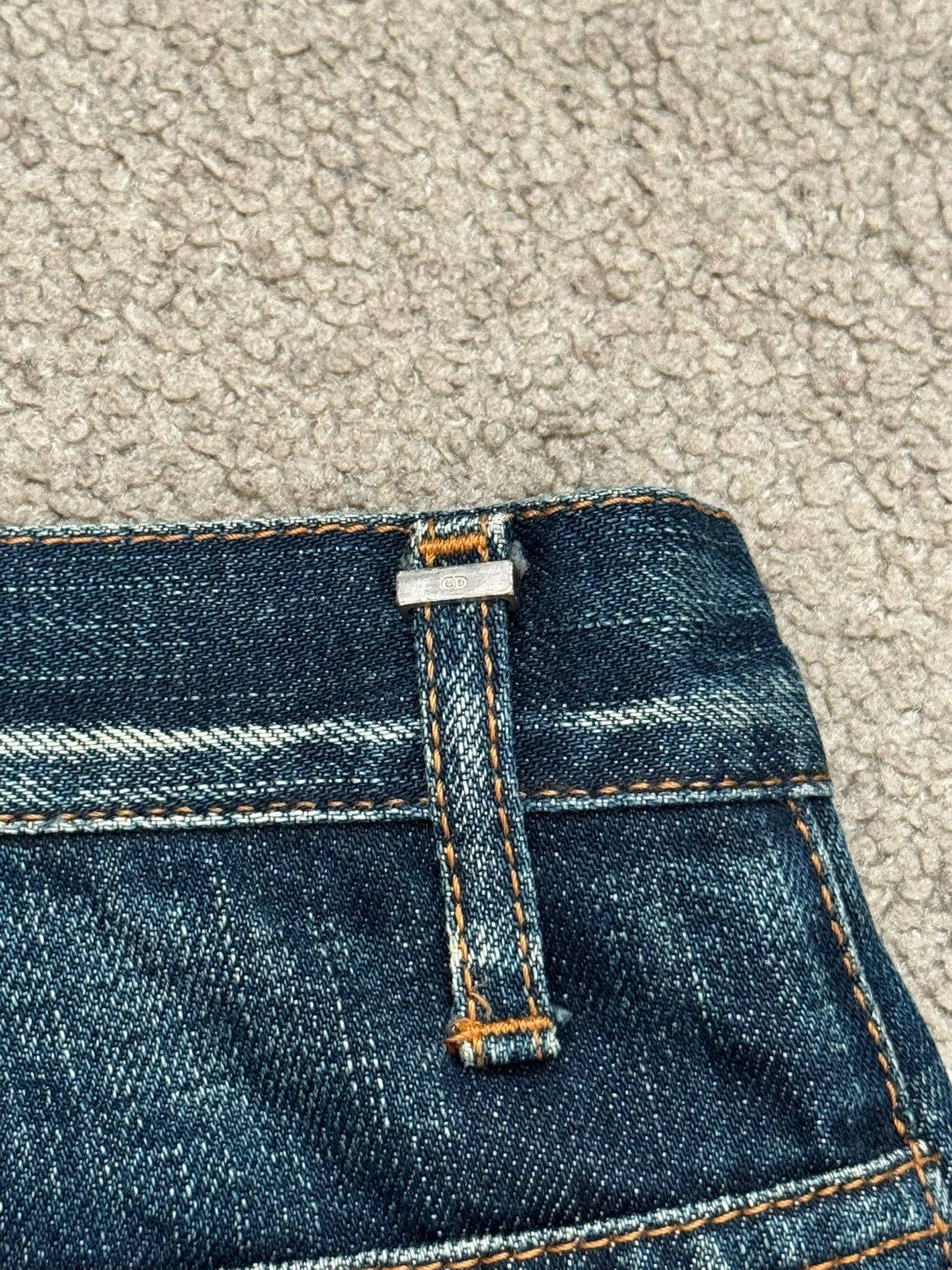 AW06 Dior Homme by Hedi Slimane Dust Wash Distressed Denim Jeans