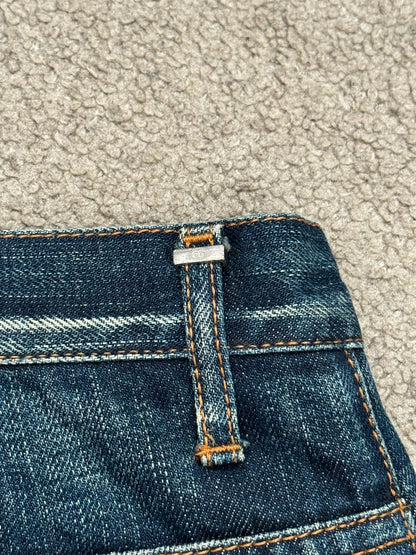 AW06 Dior Homme by Hedi Slimane Dust Wash Distressed Denim Jeans