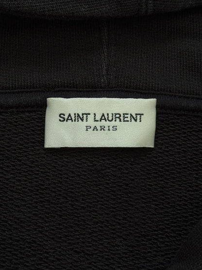 SS19 Saint Laurent Animal Print Script Logo Hoodie