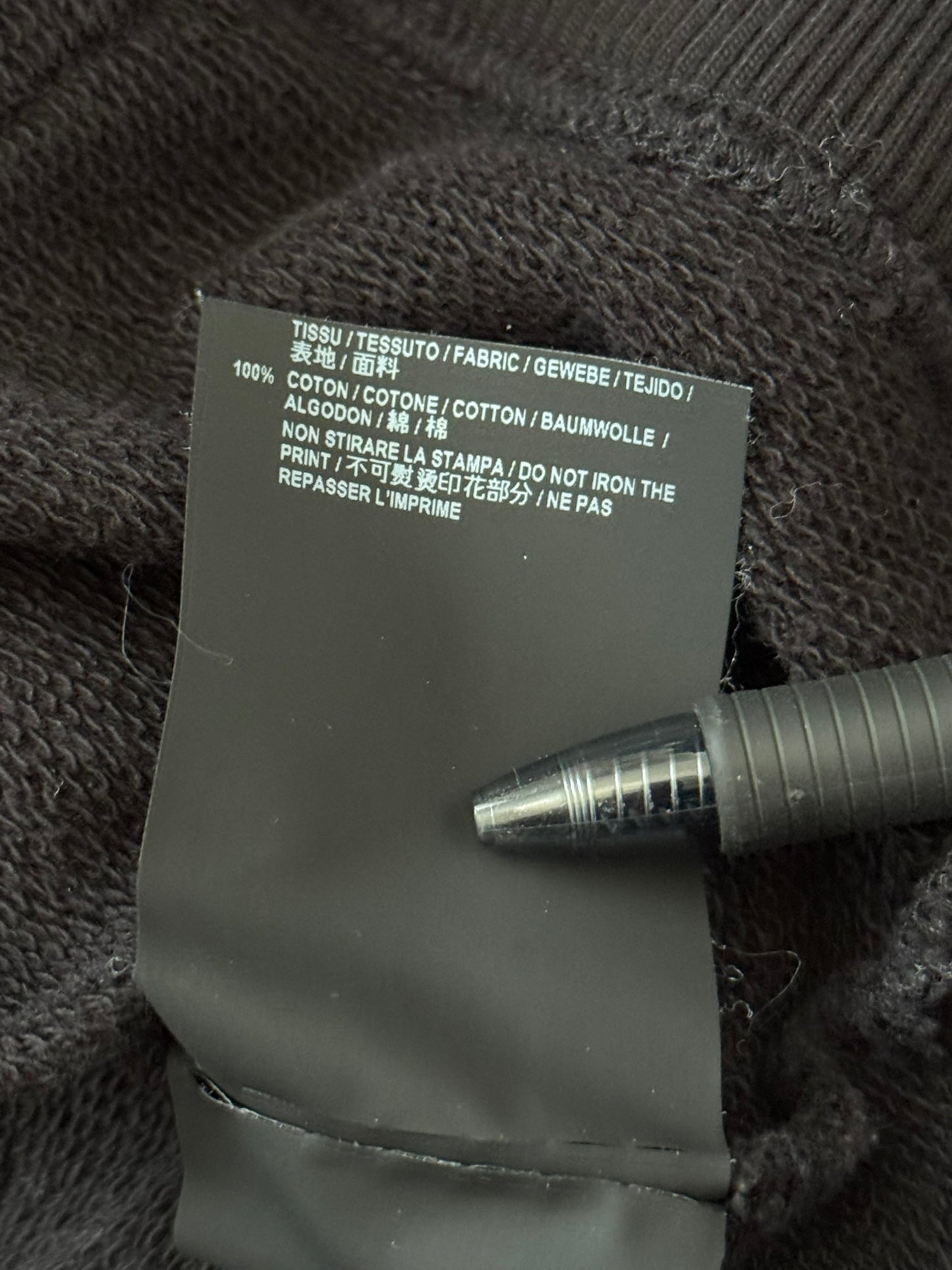 SS19 Saint Laurent Animal Print Script Logo Hoodie