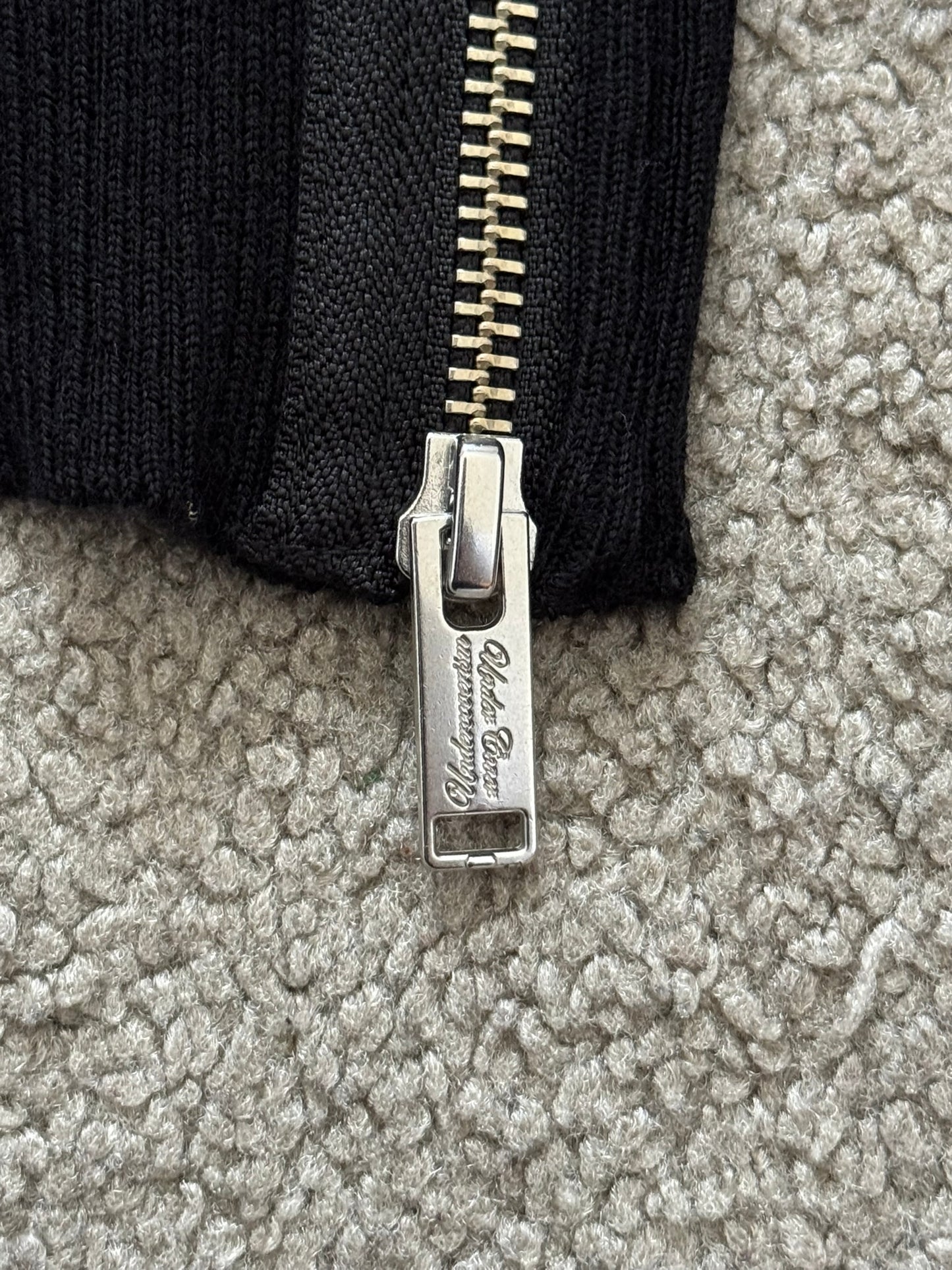 SS20 Undercover Cindy Sherman Zip Abstract Wool Knit Sweater