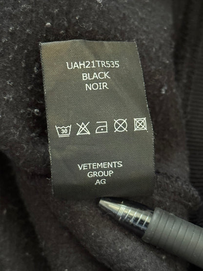 FW21 Vetements Double Sided Logo Pullover Hoodie