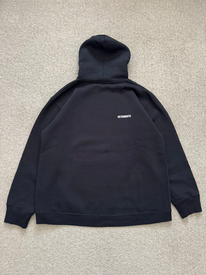 FW21 Vetements Double Sided Logo Pullover Hoodie