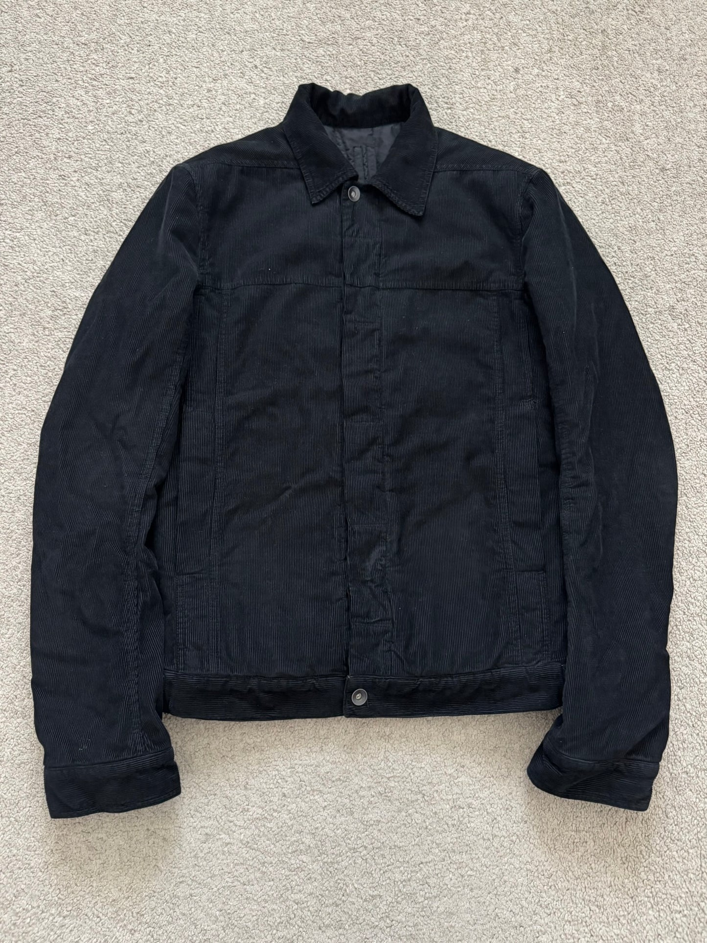FW15 Rick Owens DRKSHDW Padded Corduroy Work Jacket
