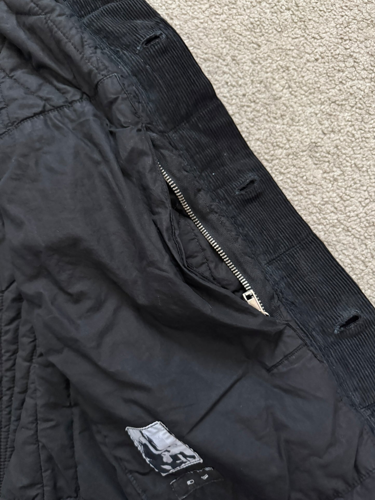 FW15 Rick Owens DRKSHDW Padded Corduroy Work Jacket