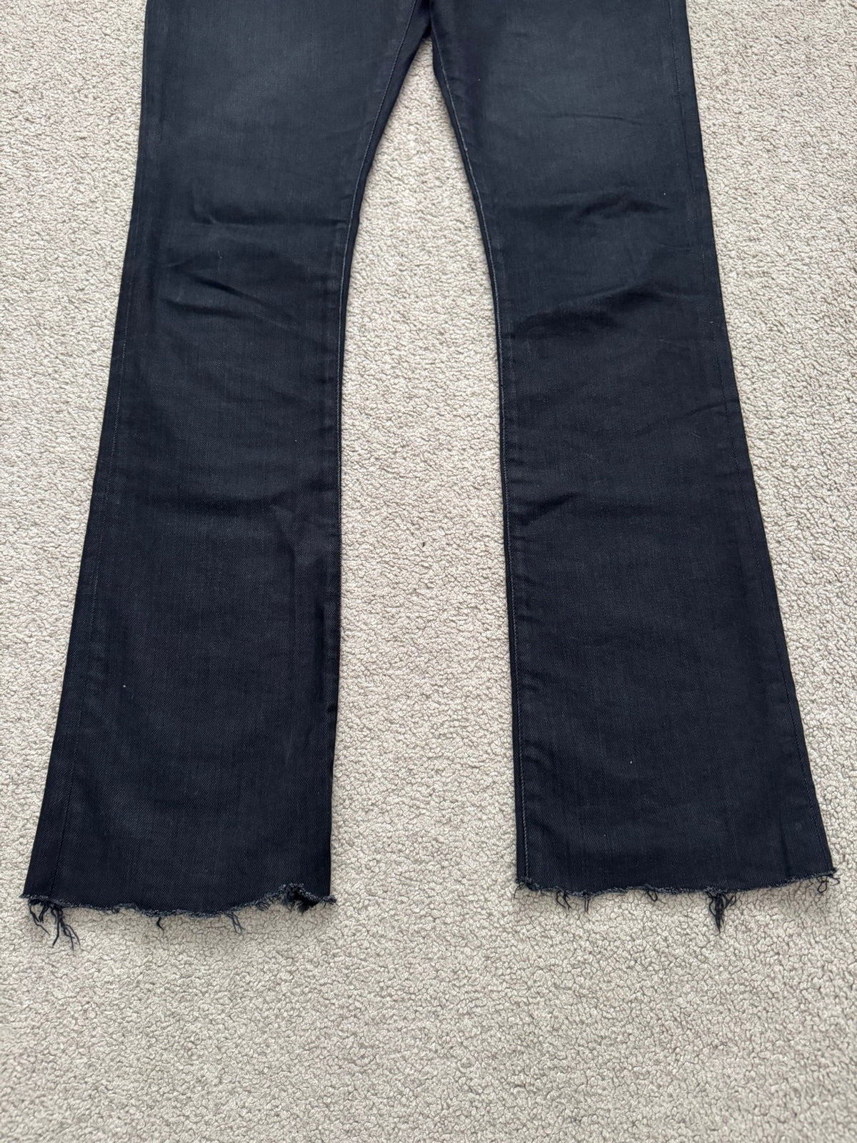 FW18 Saint Laurent Paris Black D17 Bootcut Flared Denim Jeans