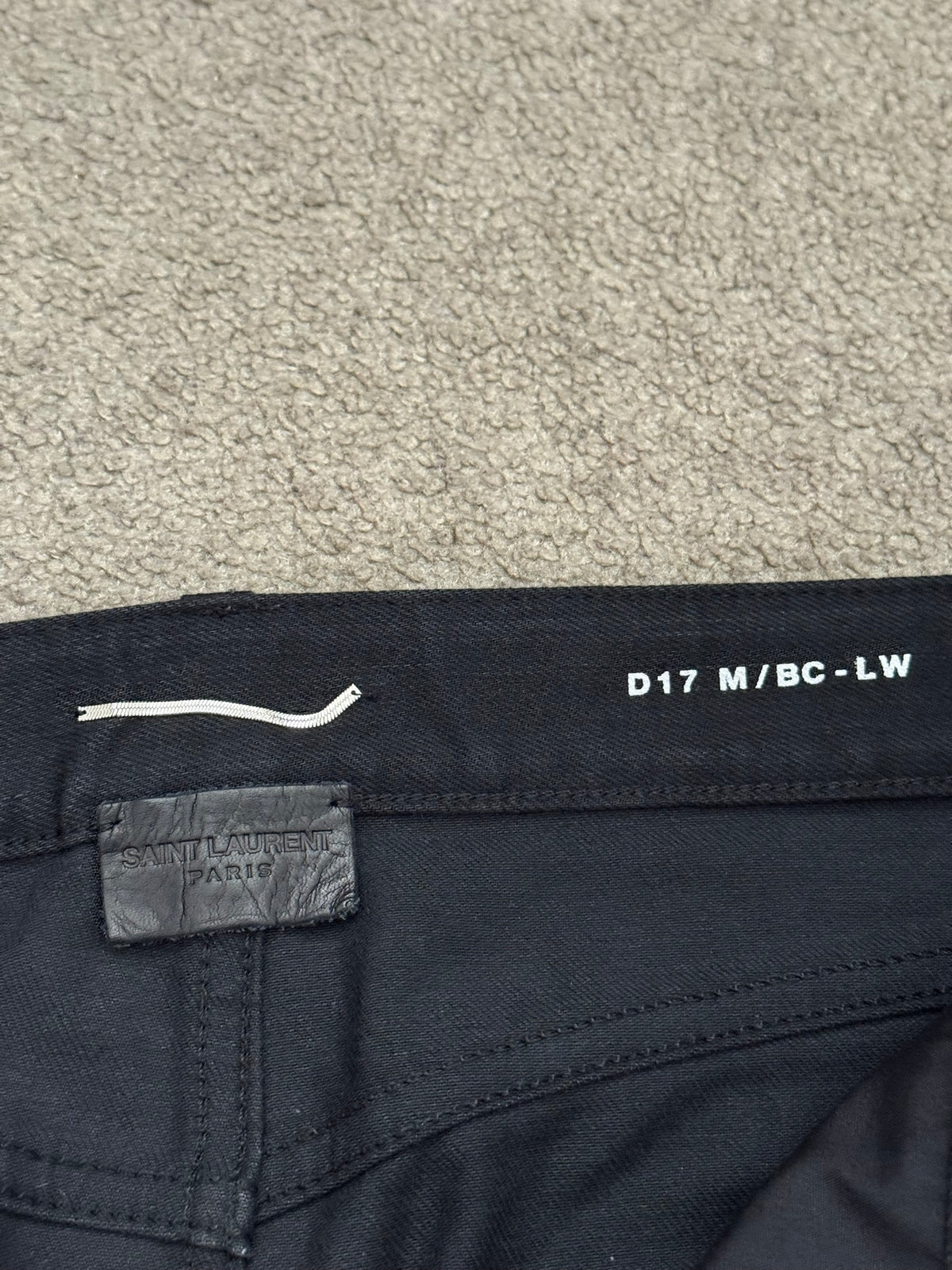 FW18 Saint Laurent Paris Black D17 Bootcut Flared Denim Jeans