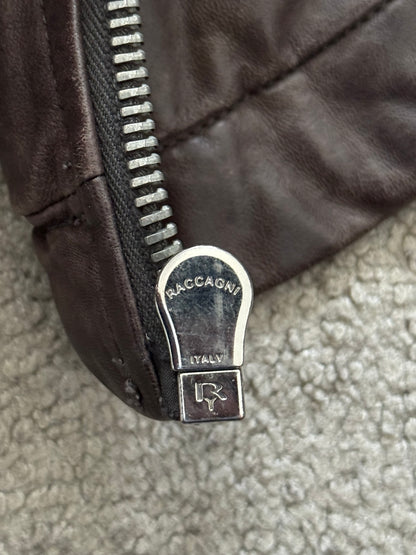 SS11 Rick Owens “Anthem” Intarsia Lambskin Leather Jacket