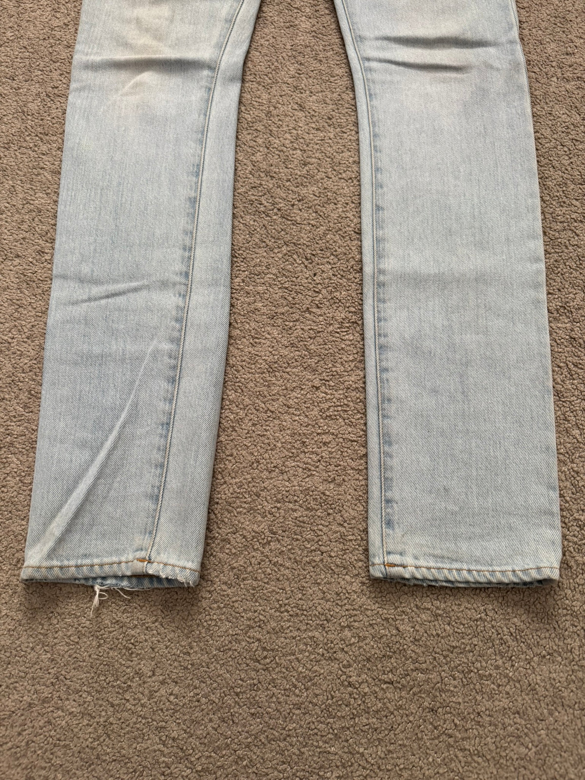 SS14 Saint Laurent by Hedi Slimane Light Washed D02 Denim Jeans