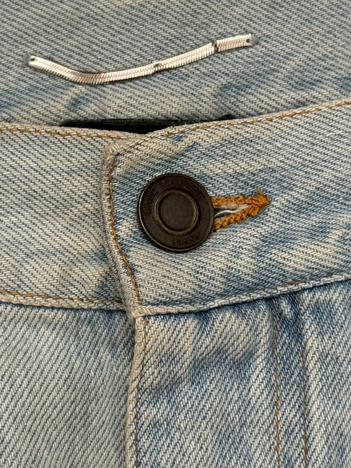 SS14 Saint Laurent by Hedi Slimane Light Washed D02 Denim Jeans