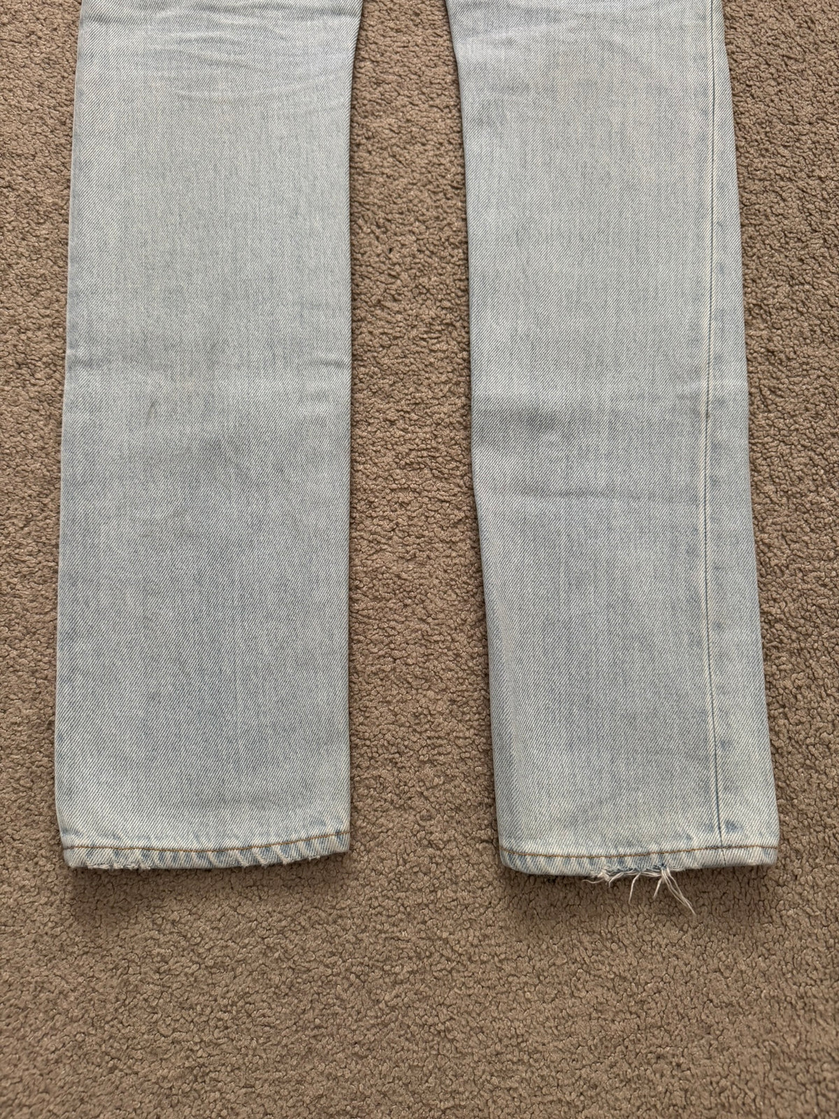 SS14 Saint Laurent by Hedi Slimane Light Washed D02 Denim Jeans