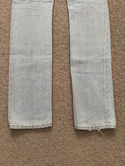 SS14 Saint Laurent by Hedi Slimane Light Washed D02 Denim Jeans
