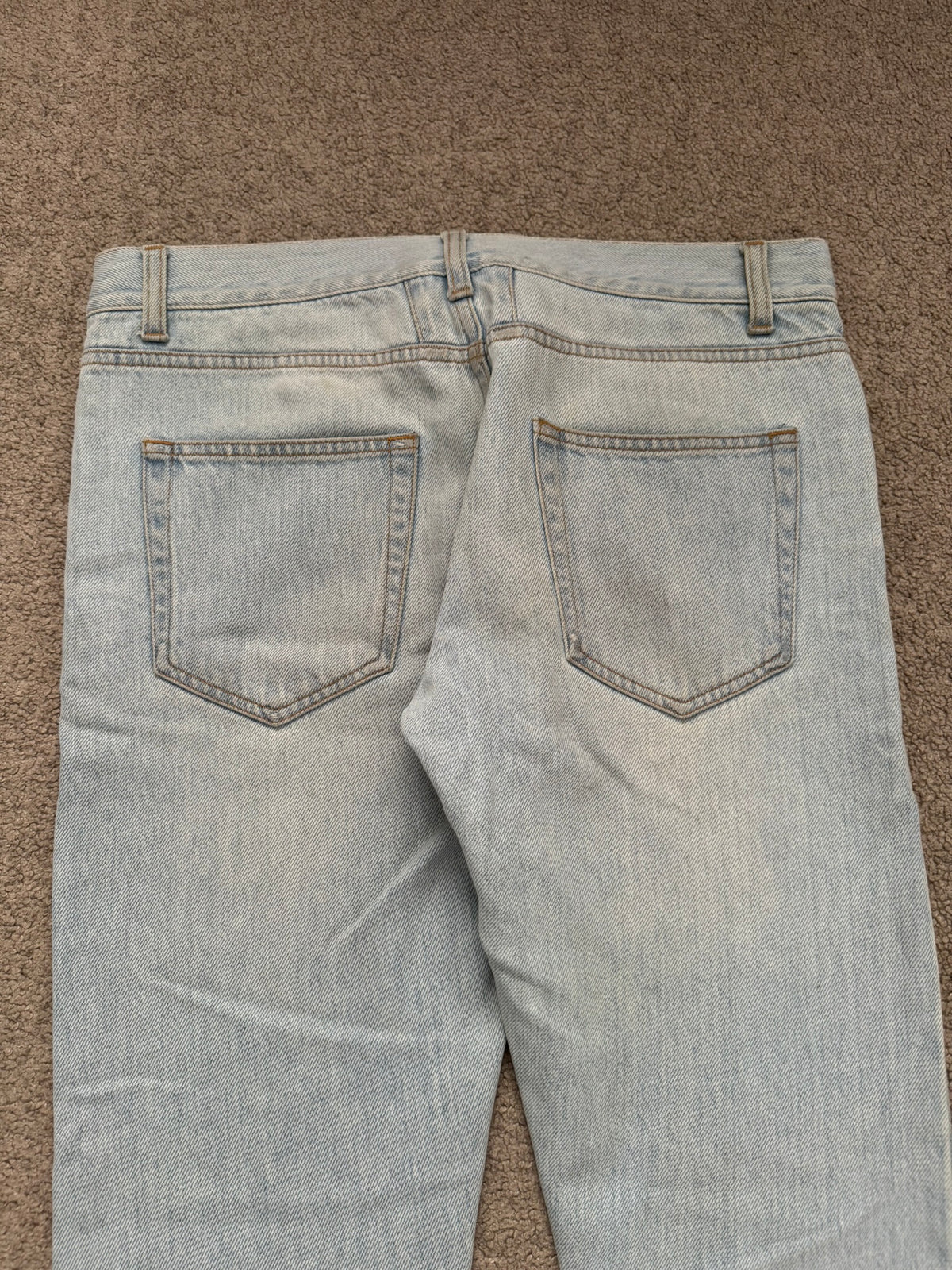 SS14 Saint Laurent by Hedi Slimane Light Washed D02 Denim Jeans