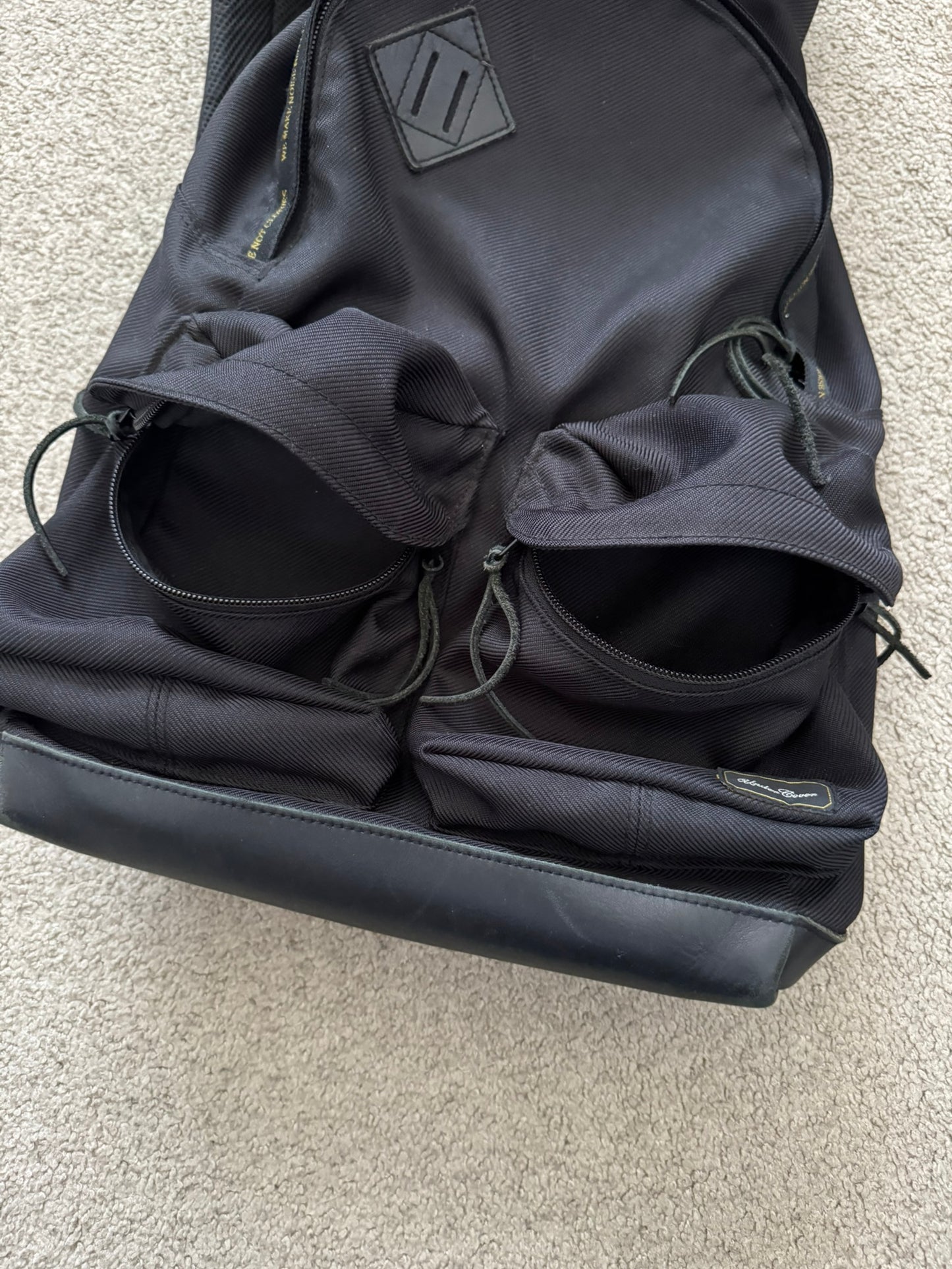 AW11 Undercover "We Make Noise Not Clothes" Cargo Backpack