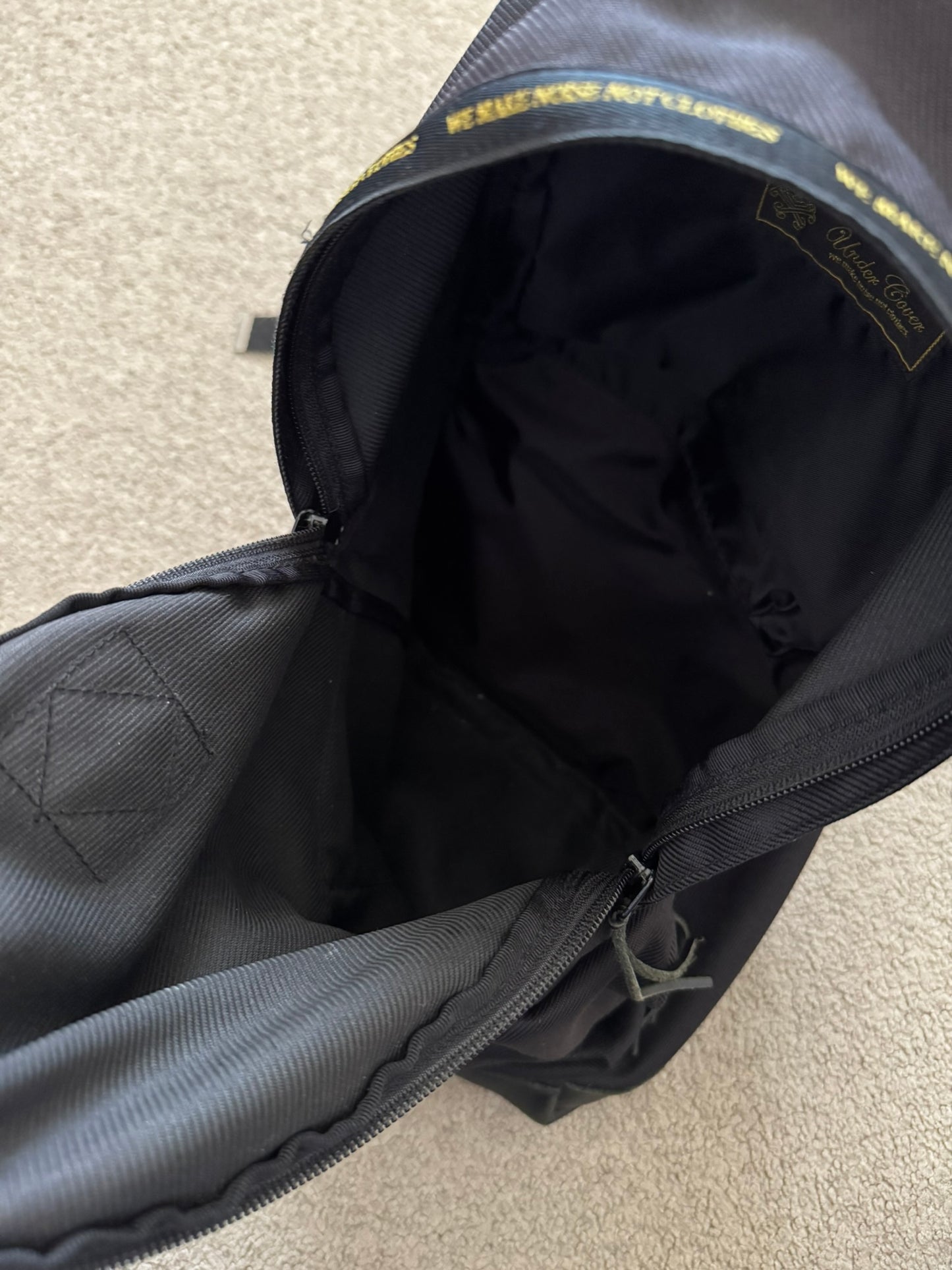 AW11 Undercover "We Make Noise Not Clothes" Cargo Backpack