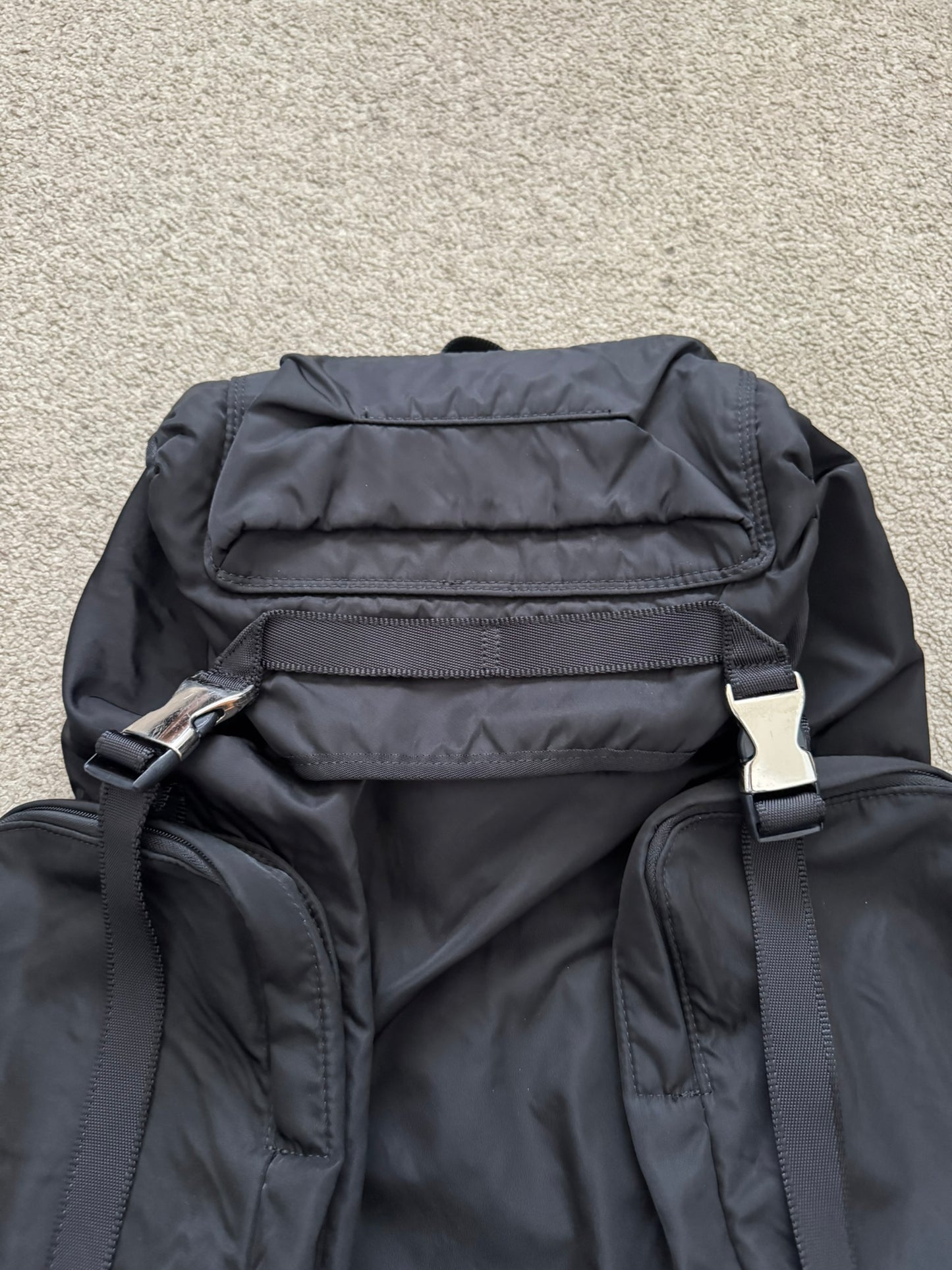 AW11 Undercover Prada GRT Black Nylon Utility Cargo Backpack