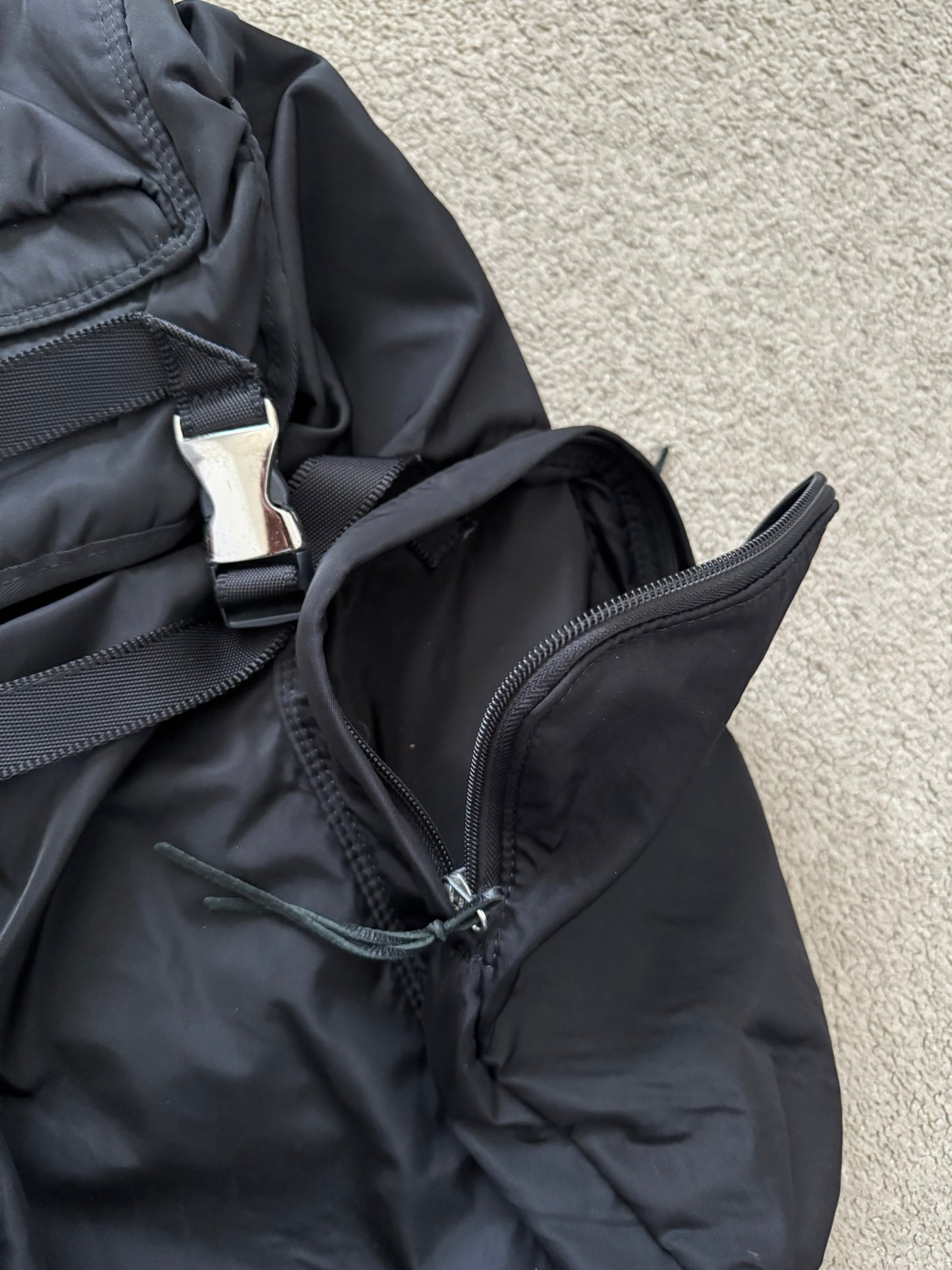 AW11 Undercover Prada GRT Black Nylon Utility Cargo Backpack