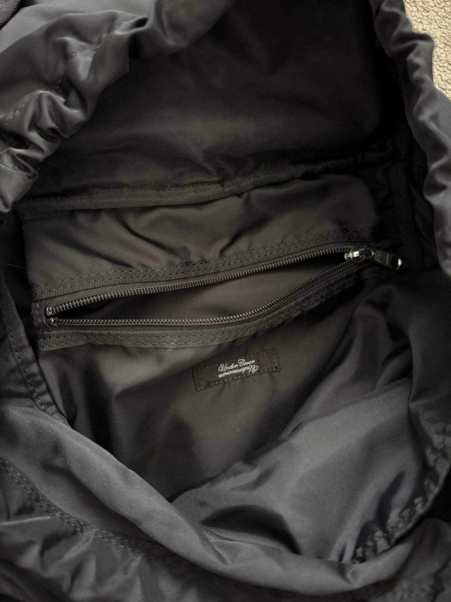 AW11 Undercover Prada GRT Black Nylon Utility Cargo Backpack