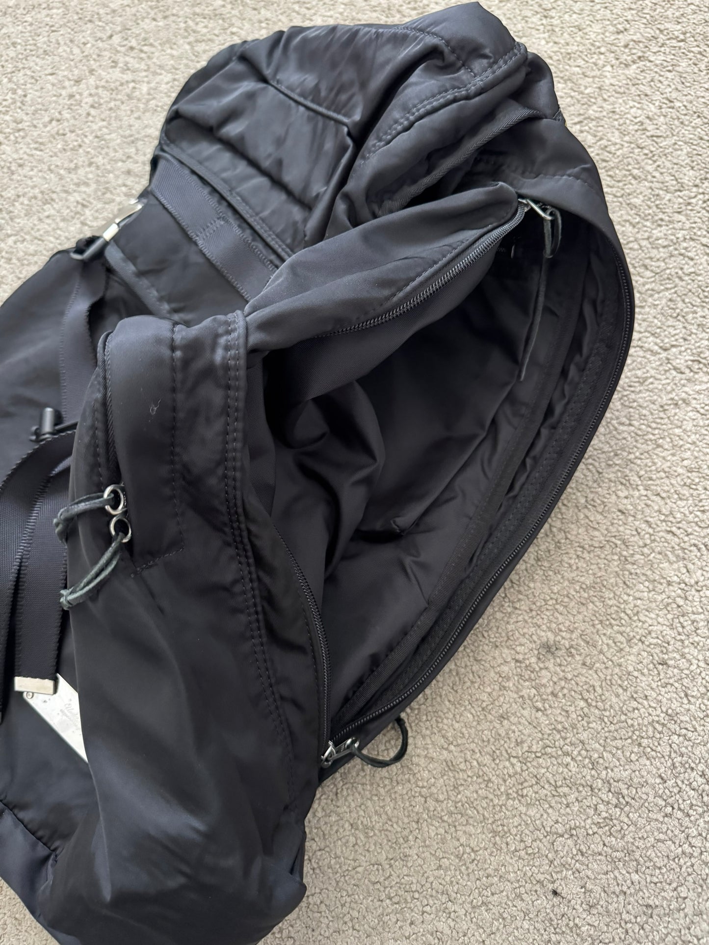 AW11 Undercover Prada GRT Black Nylon Utility Cargo Backpack