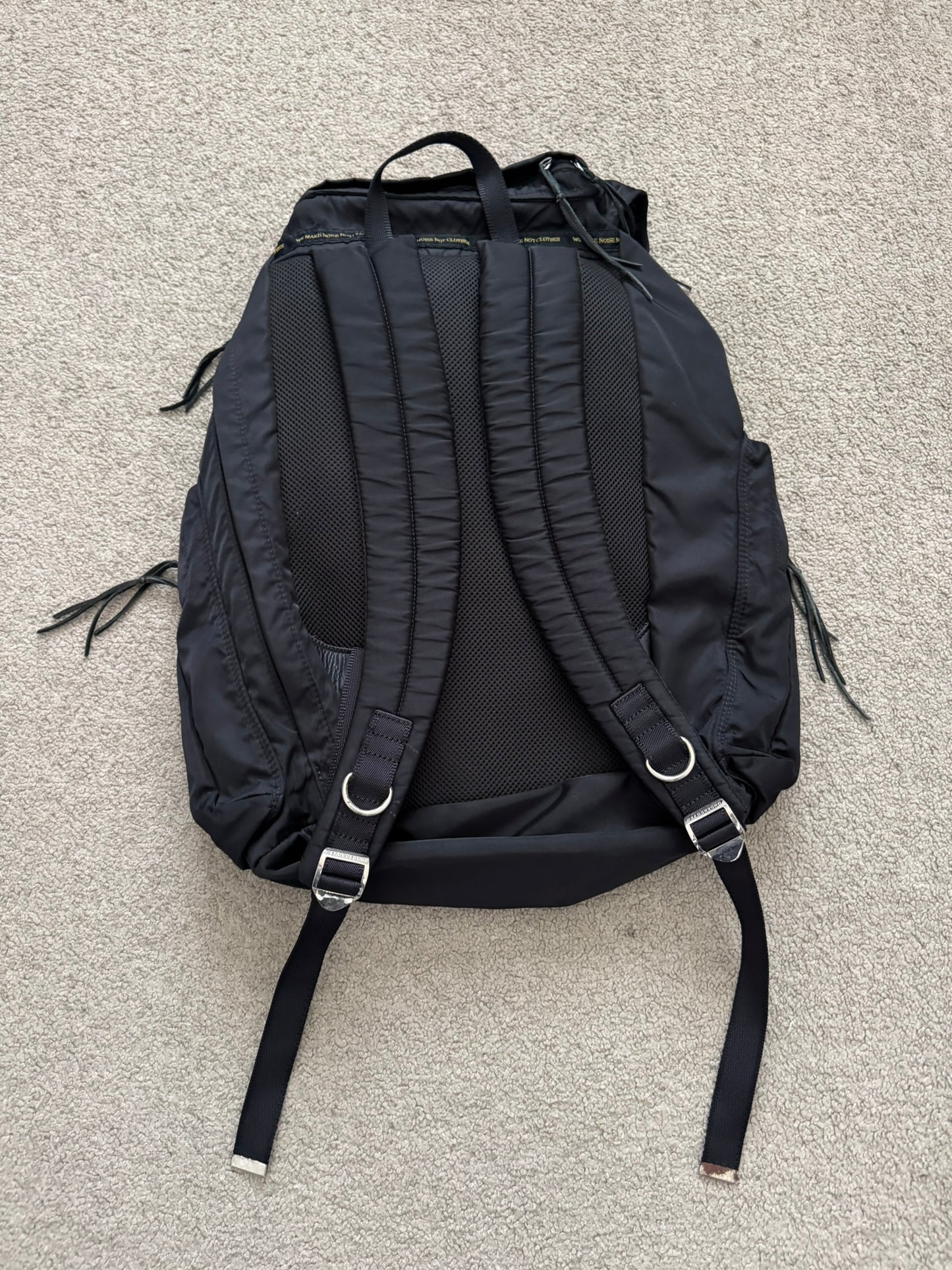 AW11 Undercover Prada GRT Black Nylon Utility Cargo Backpack