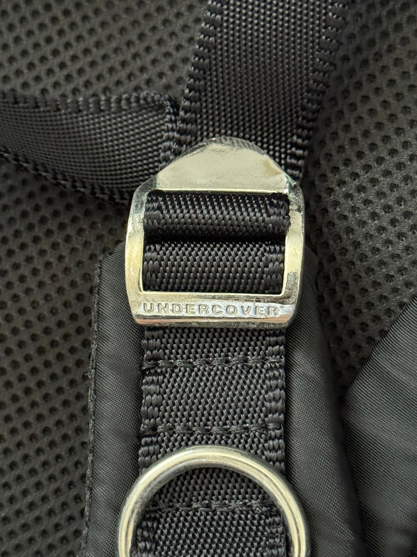 AW11 Undercover Prada GRT Black Nylon Utility Cargo Backpack