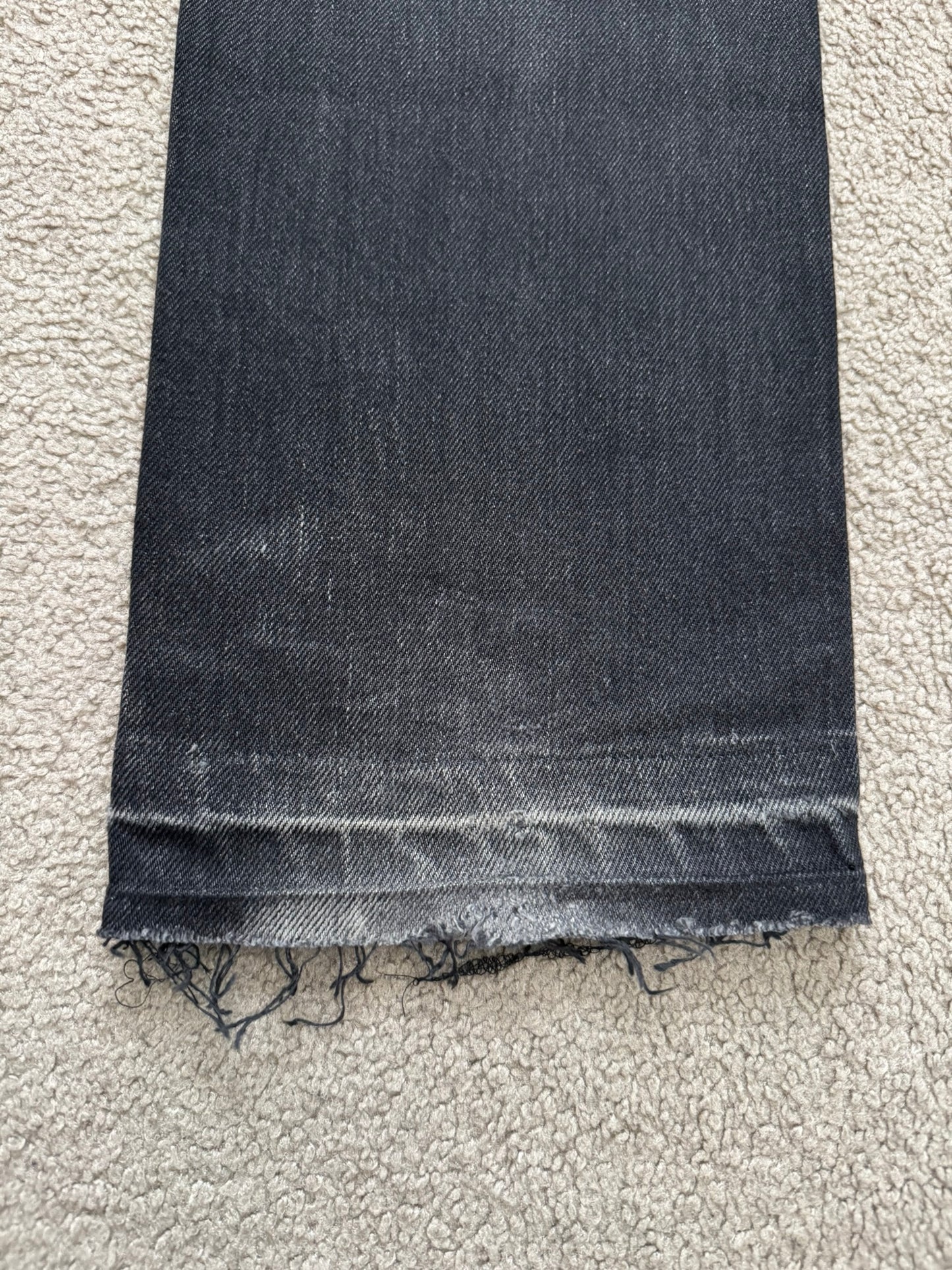 AW06 Dior Homme by Hedi Slimane Cummerbund Denim Jeans