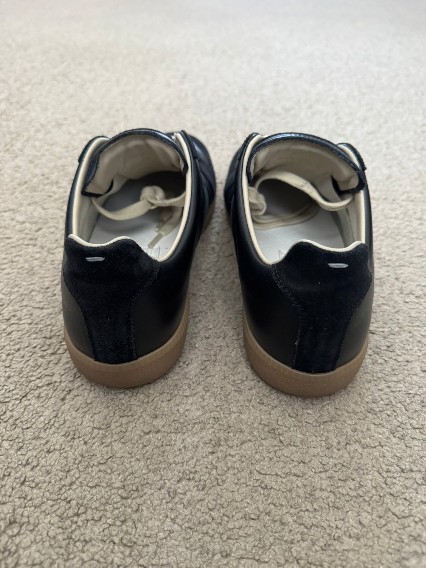 Maison Margiela Replica Black/Gum GAT Low Top Sneakers