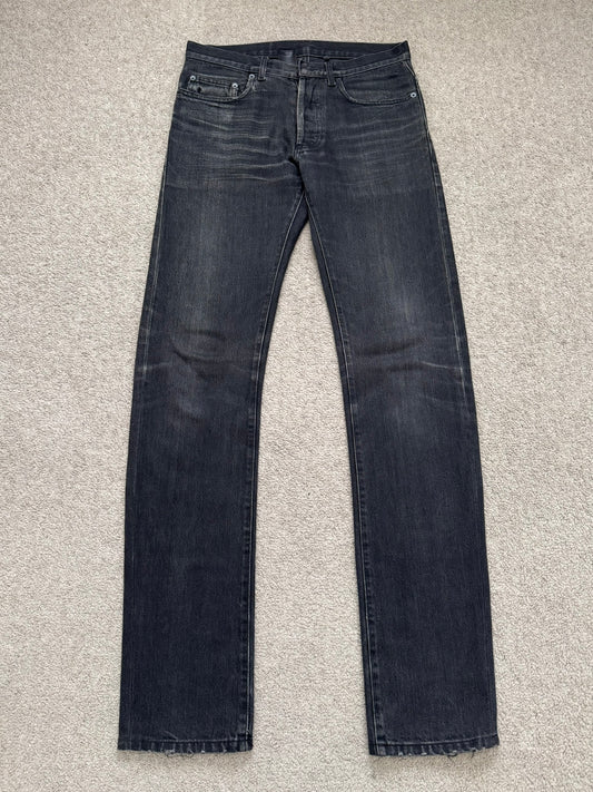AW05 Dior Homme by Hedi Slimane "In The Morning" Faded Denim Jeans