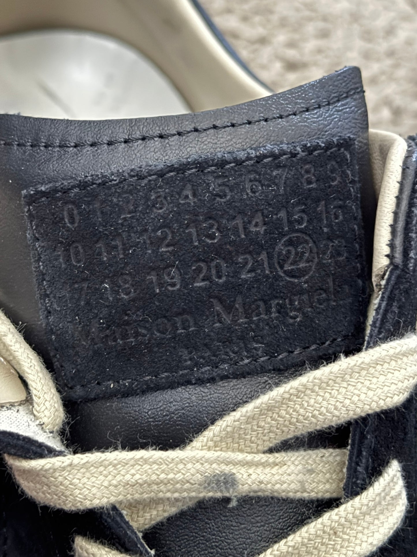 Maison Margiela Replica Black/Gum GAT Low Top Sneakers