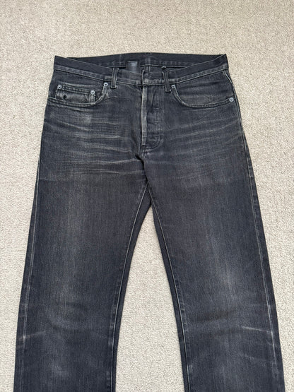 AW05 Dior Homme by Hedi Slimane "In The Morning" Faded Denim Jeans