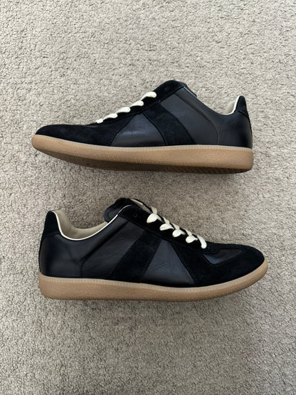 Maison Margiela Replica Black/Gum GAT Low Top Sneakers