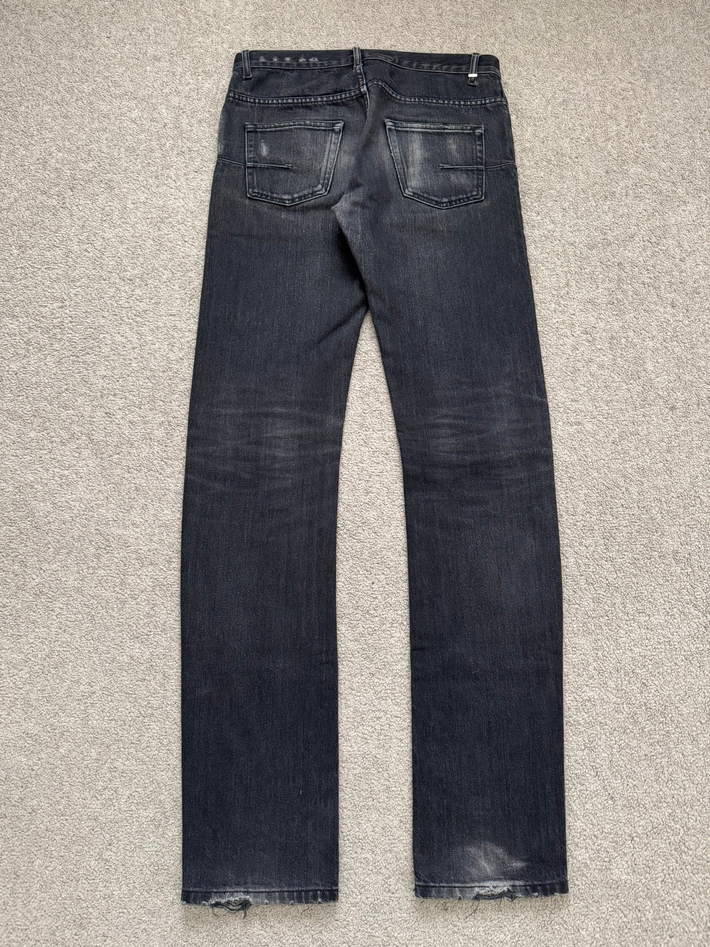 AW05 Dior Homme by Hedi Slimane "In The Morning" Faded Denim Jeans