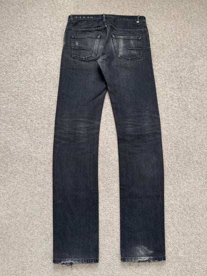 AW05 Dior Homme by Hedi Slimane "In The Morning" Faded Denim Jeans