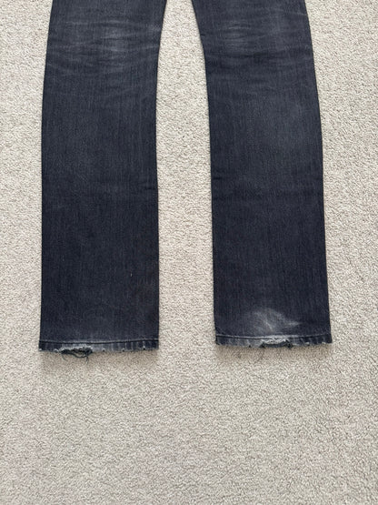 AW05 Dior Homme by Hedi Slimane "In The Morning" Faded Denim Jeans