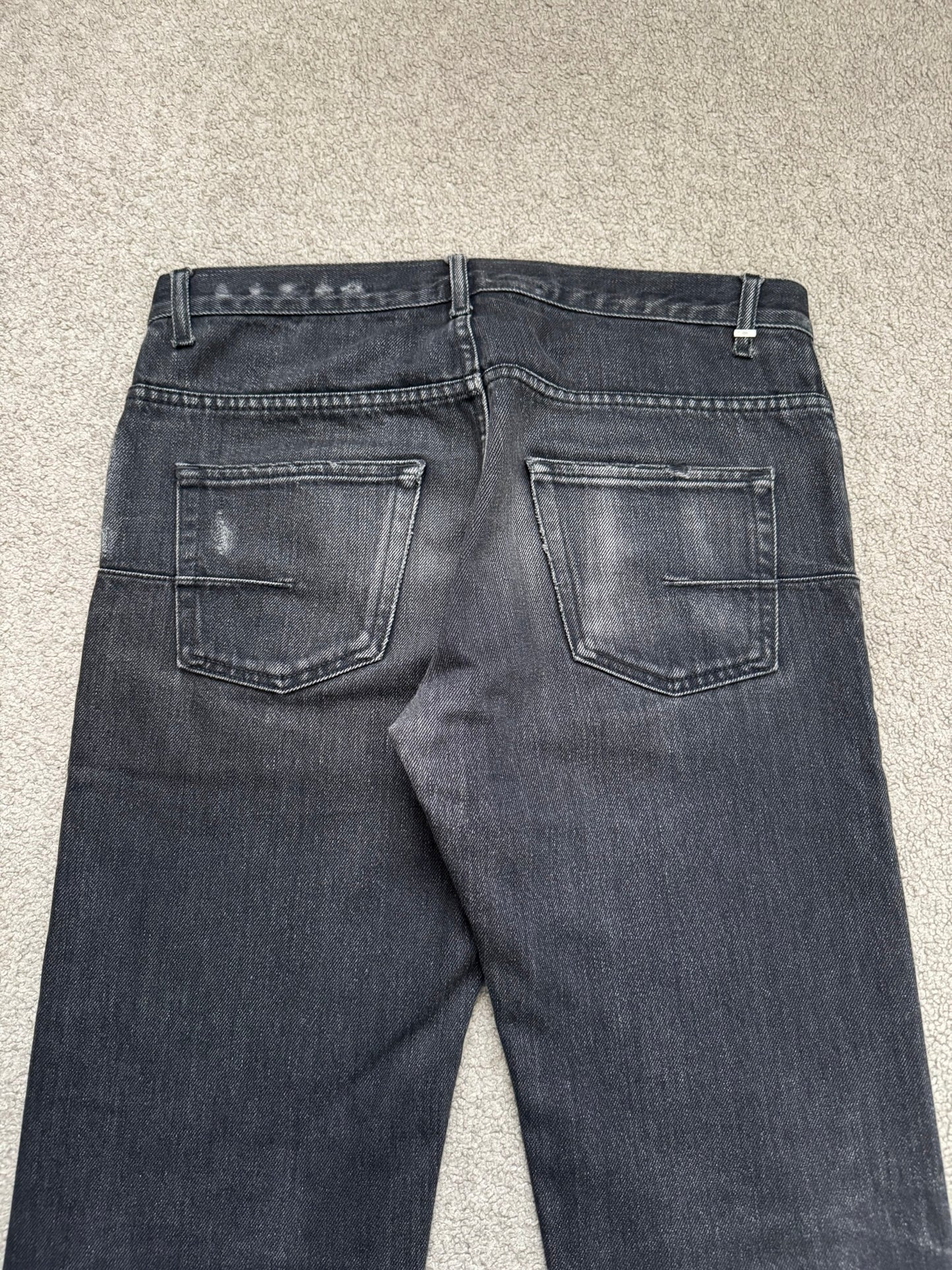 AW05 Dior Homme by Hedi Slimane "In The Morning" Faded Denim Jeans