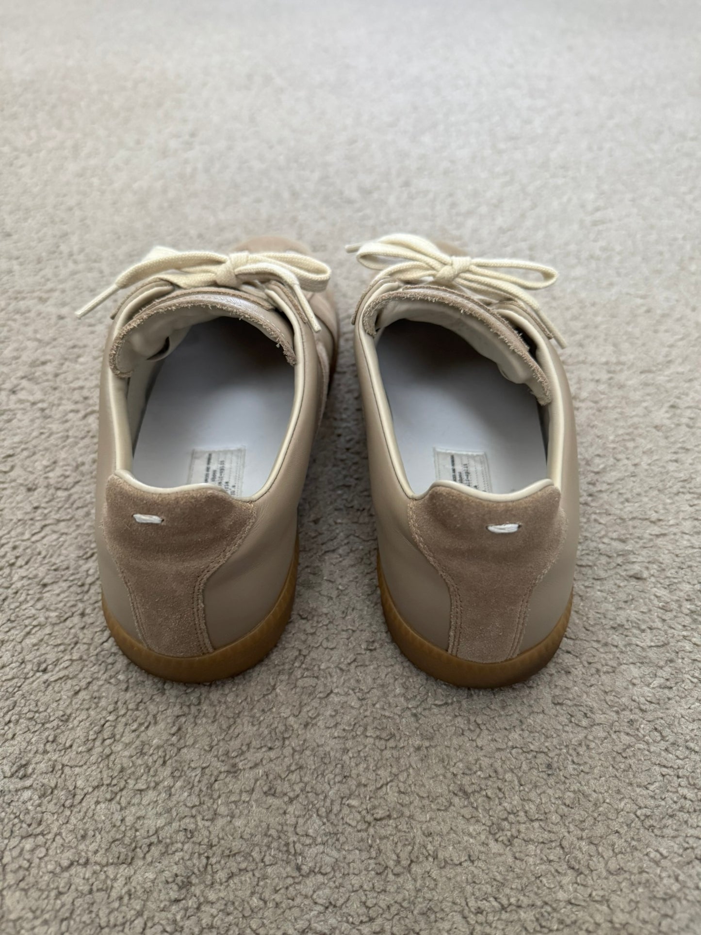 Maison Margiela Replica Beige/Tan/Gum GAT Low Top Sneakers