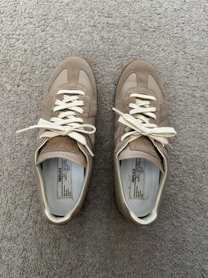 Maison Margiela Replica Beige/Tan/Gum GAT Low Top Sneakers