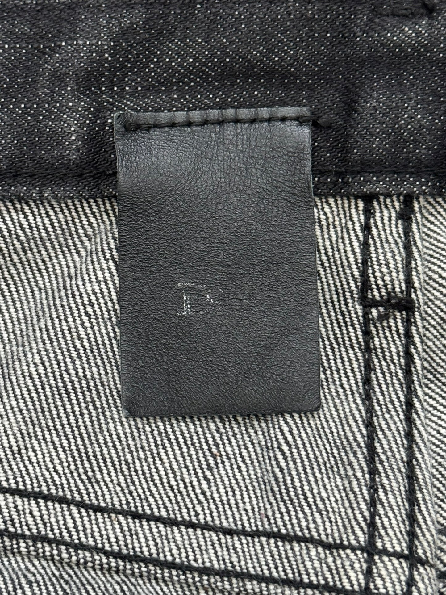 SS03 Dior Homme by Hedi Slimane MIJ Black Clawmark Denim Jeans