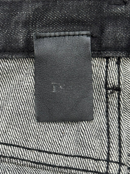 SS03 Dior Homme by Hedi Slimane MIJ Black Clawmark Denim Jeans