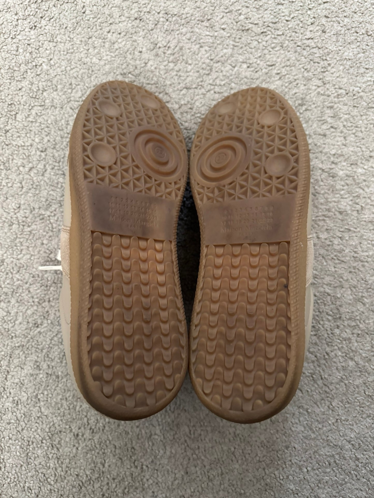 Maison Margiela Replica Beige/Tan/Gum GAT Low Top Sneakers